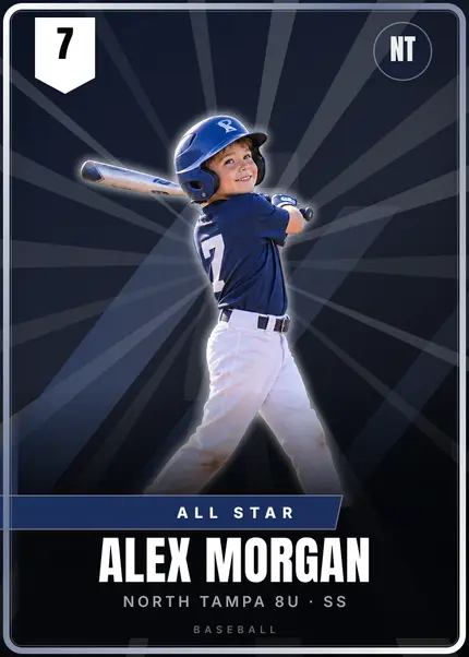 The All Star card design