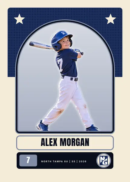 The Retro Arch card design